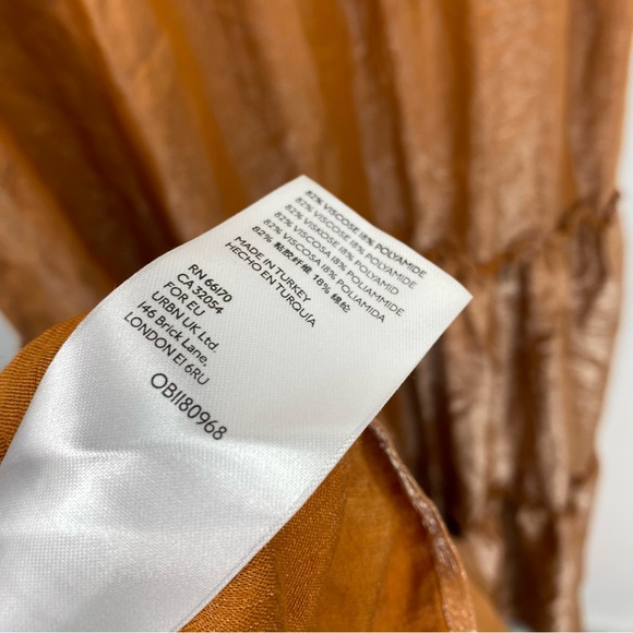 Anthropologie Maeve Soraya Shimmer Tiered Maxi Dress XS - Picture 8 of 11